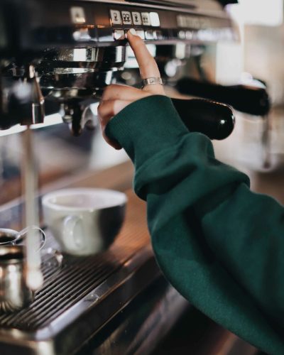 エスプレッソを注入